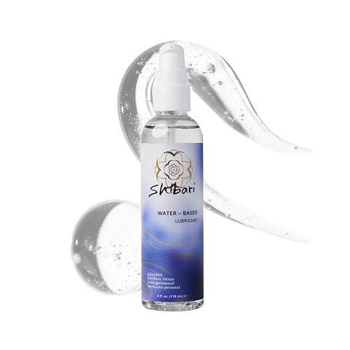 Shibari Water-Based Personal Lubricant for Women & Couples pH-Balanced Intimate Lube Unscented Clean Formula Toy-Safe & Condom-Safe Made Without Parabens Glycerin and Hormones 4 fl oz