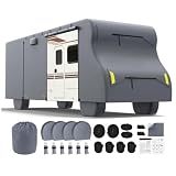 YYBDLC Class C RV Cover for Tiffin Open Trail 25 AO 2026, Water-Resistant Motorhome Cover with Air Vents Zippered Side Access Adjustable Straps, Outdoor Storage Cover