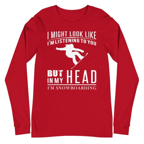 Snowboarding Daydreamer Tee - Shredding Powder in My Mind