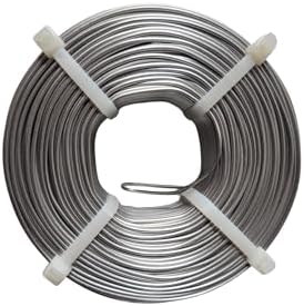 16 Gauge Stainless Steel Wire, 3.5 lb, 360 feet Coil, Made in USA, Strong, Malleable, Use for Gardening, Picture Hanging, DIY Projects, Rust-Proof & Corrosion-Resistant. > Click for Size Options.