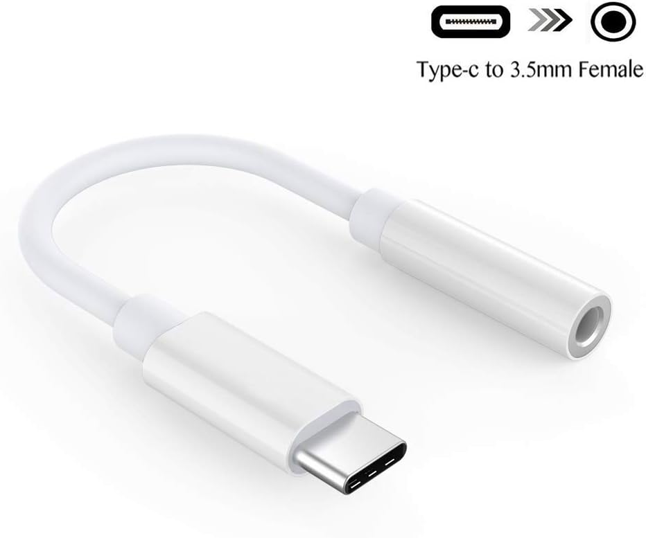 Olesit Type C Headphone Adapter, USB C to 3.5mm Audio Adapter, Realtek Chip/Hires