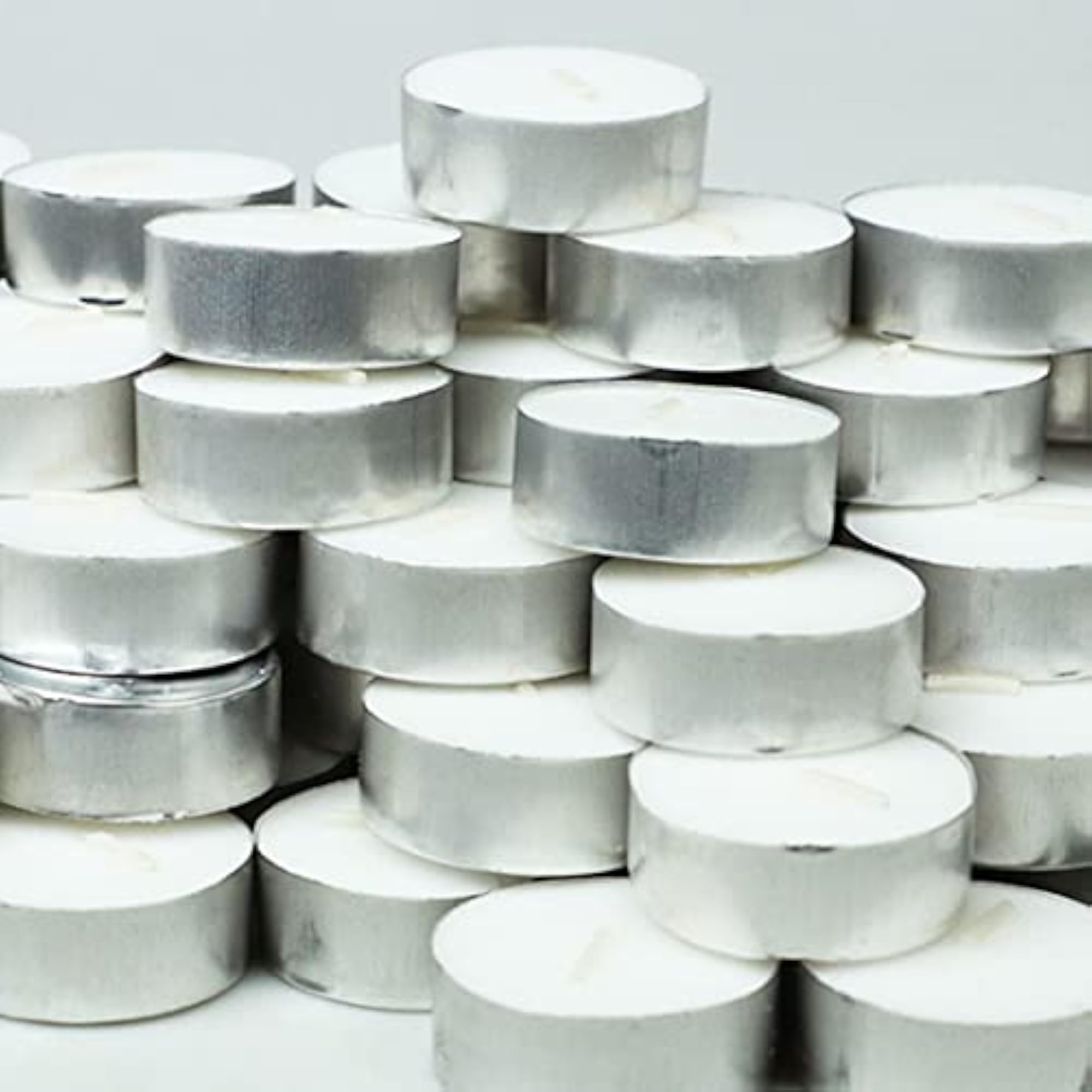 Mini Tealight Candles, Unscented Tea Lights, 4-5 Hour Burn