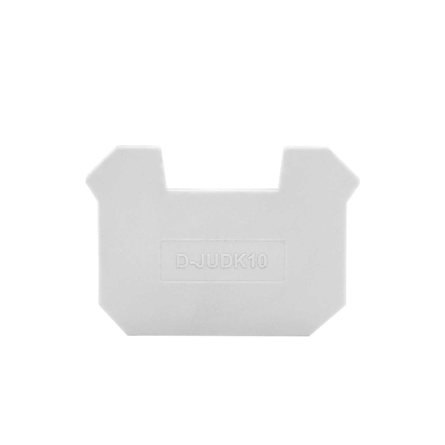 1Pcs D-UDK10 End Cover for UDK10 Terminal Block Separation Din Rail Connector