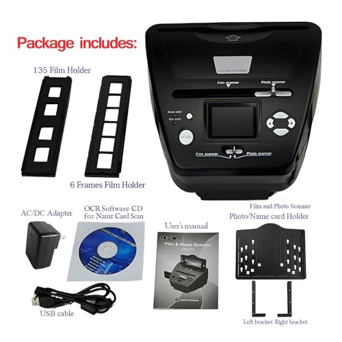 Scanner de films numériques haute résolution écran LCD et négatifs 135 - 6