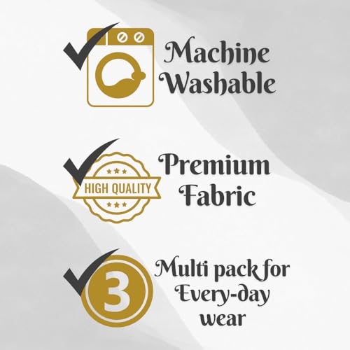 Pack of 3 Men's Bamboo Dress Socks, Black, Stylish & Classy, Well Fitted, Stays On, Easy Wash, Good Sizing,4