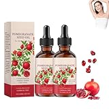 Granatapfelkernöl, 100% Kaltgepresste pomegranate seed oil für die Haut- und Haarpflege,...