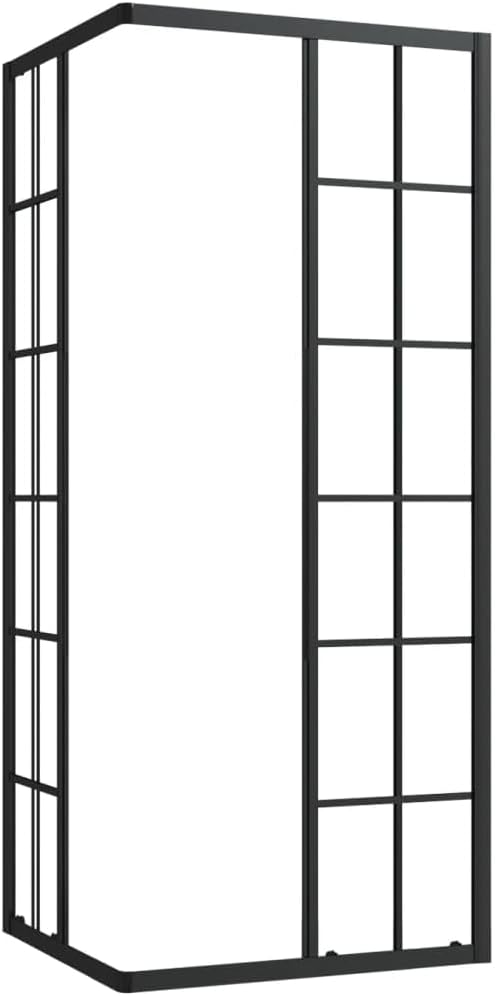 Functional Shower Cabin for Bathroom Decor with Easy Installation, Shower Enclosure with Aluminum Frame and Clear Glass Panels, 31.5"x27.6"x70.9"