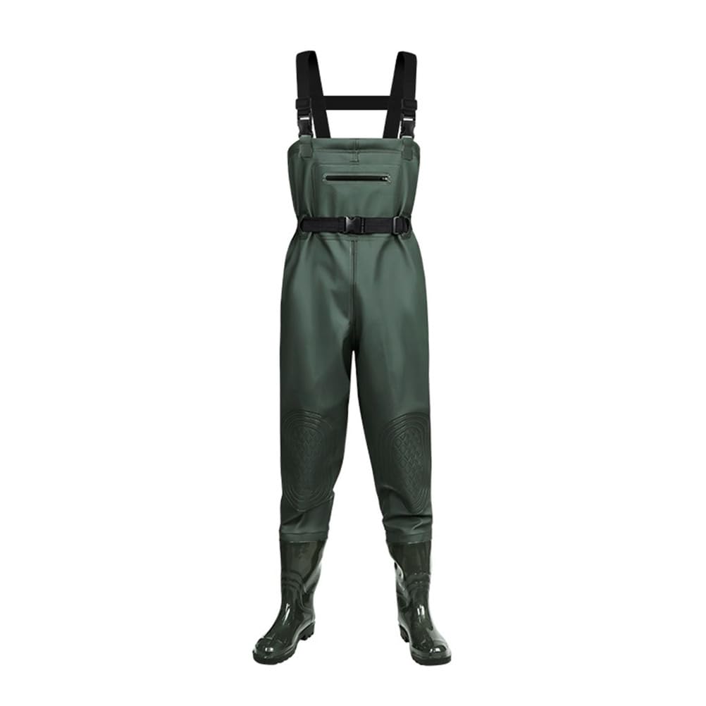 Vert,43, Waders de PêChe pour Hommes et Femmes, Pantalons de PêChe Respirants et RéSistants à l'eau, Cuissardes de Chasse, Bottes de PêChe, Cuissardes pour Femmes