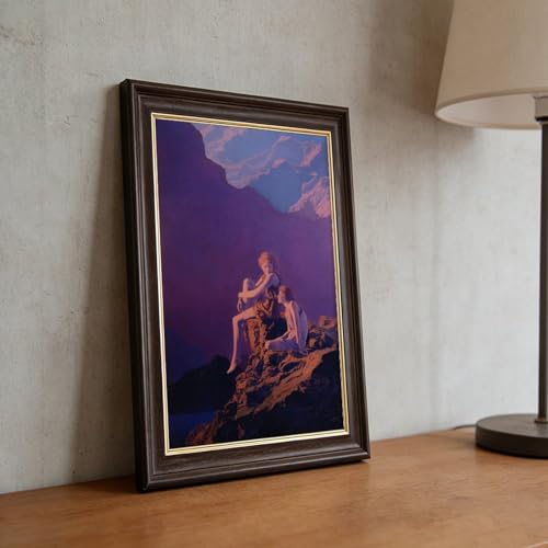 Impression sur toile Contentment Maxfield Parrish cadre à suspendre bureau - 5