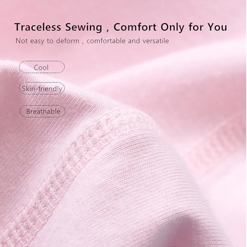 Image of 5 Pack Kids Girls Classic Solid Camisole Undershirts for Girls Breathable Cotton Soft Tank Tops (2-10Years)