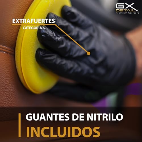 GxDetail Limpiador de Cuero y Piel 5 Litros - Limpia, protege y ayuda a mantener las superficies nuevas - Limpiador de Asientos de coche de Cuero - Leather Cleaner - Fácil Aplicación. - imagen 4