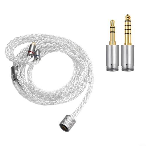 Câble de casque Type-C plaqué argent résolvant les pertes audio haute fidélité