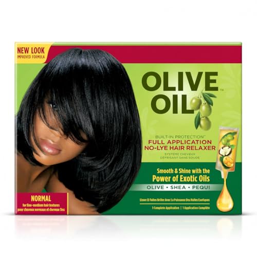 Olive Oil Built-In Protection No-Lye Hair Relaxer REGULAR Strength NORMAL
