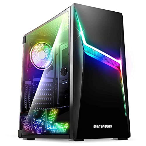 Buy SPIRIT OF GAMER Case PC Gamer Clone 4 ARGB Media Tower ATX