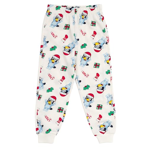 Image of Bluey Halloween Christmas Fleece Sweatshirt and Jogger Pants Outfit Set Toddler to Big Kid Sizes (2T - 10-12)