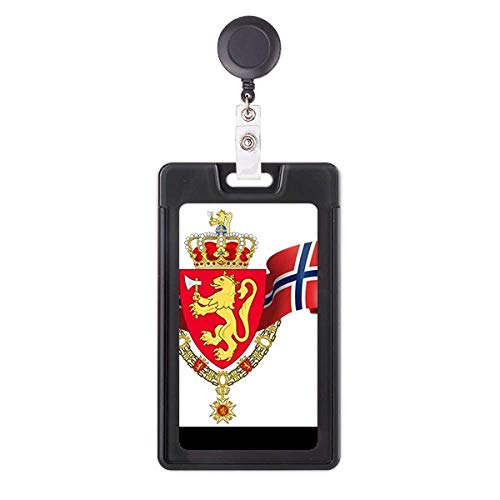 Porte-badge rétractable Norvège anti-perte pour carte d'identité