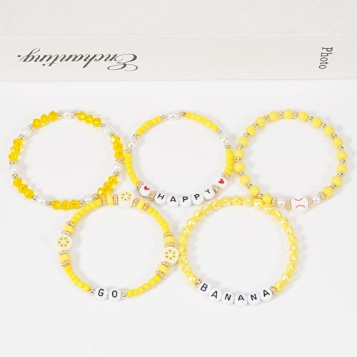 Image of Football Baseball Soccer Beaded Bracelets for Women Stackable Game Day Sports Theme Bracelet