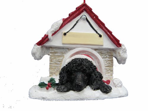 Poodle Ornament Black A Great Gift For Poodle Owners Hand Painted and Easily Personalized 