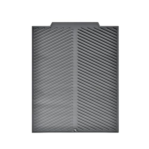 Alfombrilla de drenaje de platos, alfombrilla gruesa para platos y tazas, herramientas de servicio de bar, escurridor de platos de secado rápido, escurridor antideslizante para encimera de cocina o