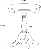 Vista 3 de Acme Mesa auxiliar Alger en negro