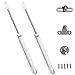NALCY Ammortizzatore Braccetto Pistone a Gas 150N Molla a Gas Pneumatico per Mobili Pistoni per Armadio da Cucina Anta Sollevare Supporto Forza Chiusura Morbida 2 PCS