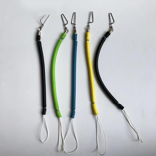 Longe élastique de plongée avec fixation acier inoxydable haut de gamme - 4