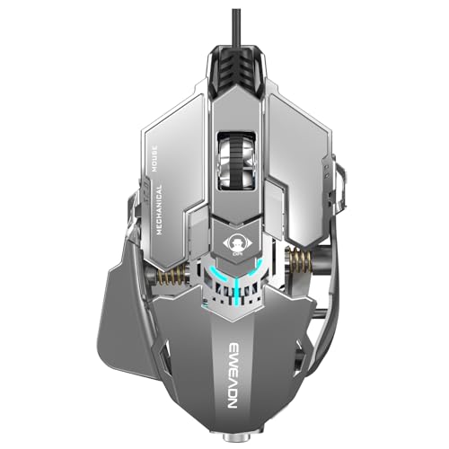 Souris gamer filaire EWEADN G5 RVB ergonomique 12800 DPI pour PC