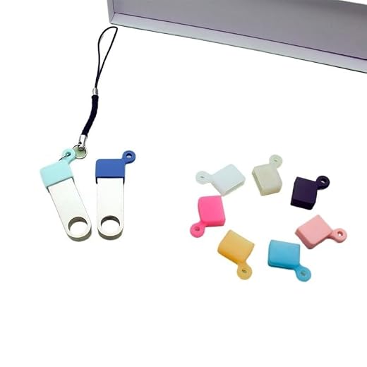 4-Pack Silicone USB Drive Covers, Dustproof and Waterproof Protective Case, USB Flash Drive Anti-Drop Storage Sleeve