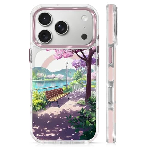 Coque compatible Magsafe iPhone 17 Pro protection antichoc rigide transparente