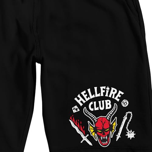 Bioworld Stranger Things Hellfire Club Men's Sleep Pajama Shorts2