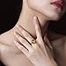 Rare 7.8ct Natural Citrine Ring with South Africa Diamonds of 5 Points Gemstone Solid 14K Yellow Gold Engagement Anniversary Rings for Women