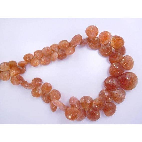 Pierre de soleil LKBEADS en cœur pour créer vos propres bijoux d'été fait main