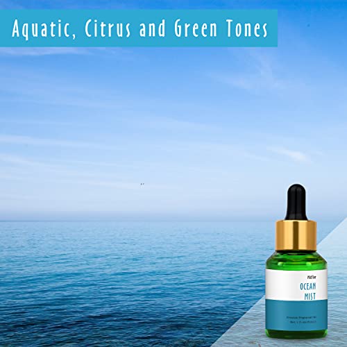 Image of Ocean Mist Fragrance Oil, MitFlor Single Scented Oil, Large Size Premium Grade Fragrance Oil for Soap & Candle Making, Fresh Summer Essential Oils for Diffuser, Home Fragrance, 30ml