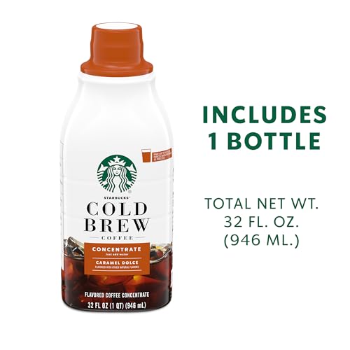Starbucks Cold Brew Concentrate, Caramel Dolce, 32 FL OZ - Image 2