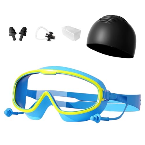 Lunettes de piscine étanches avec bouchons d'oreilles et pince-nez