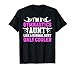 I'm A Gymnastics Aunt Of A Gymnast Aunt Gymnastics Auntie T-Shirt
