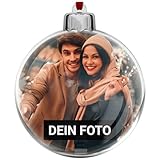 PhotoFancy® - Personalisierte Weihnachtskugel mit Foto...