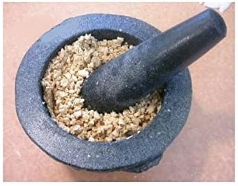 M.V. Trading MTP61 Stone (Granite) Mortar and Pestle, 6-Inch, 1.5+ Cup Capacity