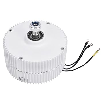 Ubersweet Wind Power Generator, 3-Phase 24V 400W Motor Generator Electric Alternator Turbine Synchronous for Generators for Wind Turbine(Motor)