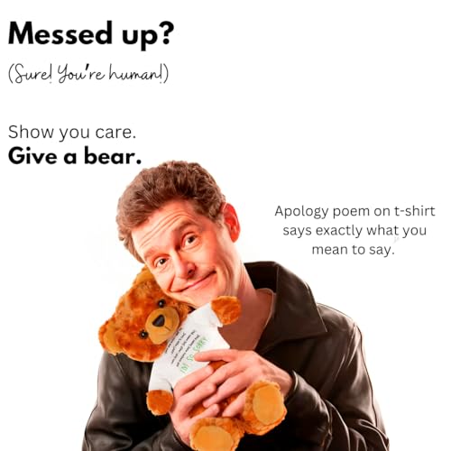 Teddy-Bear-with-Im-Sorry-T-Shirt--Plush-10-Brown-Teddy-with-Apology-Poem-Forgiveness-Gift-for-Girlfriend-Boyfriend-Spouse-Friend-Co-Worker-Anyone - DumpADate.com