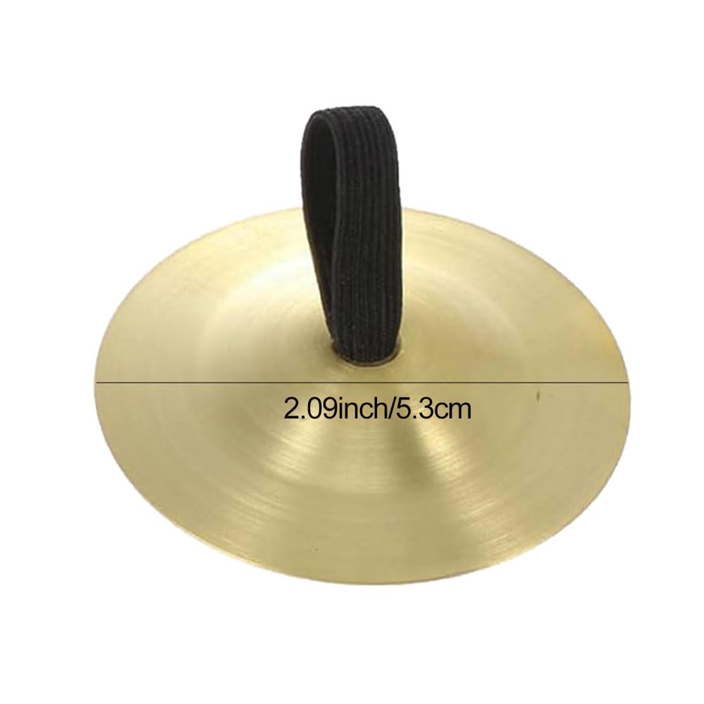 Platillos de Dedo, Platillo de Baile, Platillo de Dedo para Danza del Vientre, Platillo de Dedo de Mano, Platillo para Dedo de Latón, Instrumento Musical para Bailar con los Dedos, para de Bailarina