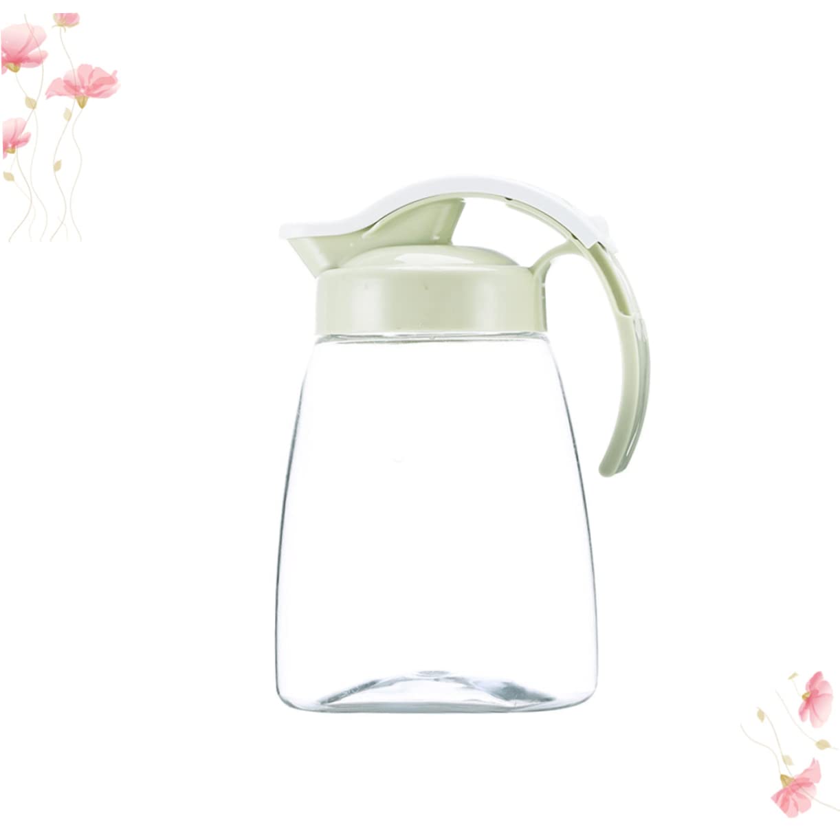 Bollitore per Fredda in Plastico Verde, Capacità 2.15l | 2.15l, per Succhi e Tè Freddo, Uso in Feste e Piscine, Resistenza Caldo-freddo