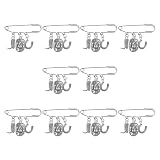 10 pièces broche à breloques Vintage avec conception de botte de Cowboy accessoire en alli...