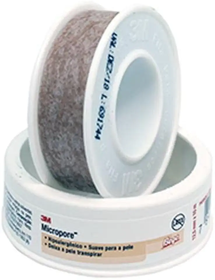Fita Micropore 3m 12,5mm x 10m - Bege