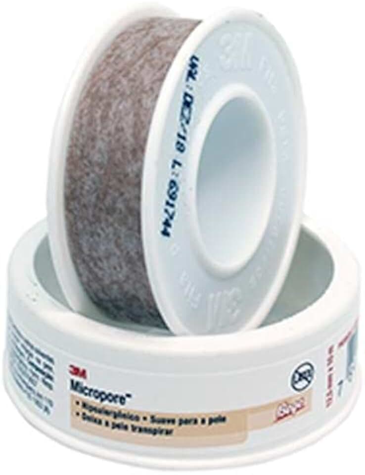 Fita Micropore 3m 12,5mm x 10m - Bege