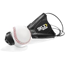 SKLZ Hit-A-Way Swing Trainer للبيسبول والكرة اللينة - تحسين قوة الضرب ، والسير ، والتوقيت ، والثقة ، وتطوير ميكانيكا التبديل ، ومحاكاة الملاعب الحقيقية ، والحصول على ساعات من التدريب على التبديل