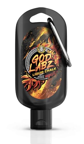 GOD LABZ God's Grip Liquid Chalk, Mess-Free Gym Chalk for Weightlifting, Gymnastics, Rock Climbing, Dancing. Sweat-Resistant and Long Lasting for Stronger Grip. Package May Vary.