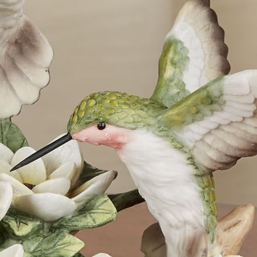 Estatua de mesa aves colibrí y magnolias Touch of Class miniatura 4