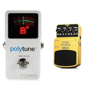 Product 1: Ultra-compact polyphonic tuner gives you fast, accurate tuning and a high-quality tone tool in a single unit Product 1: Quickly get in tune with polyphonic, chromatic and strobe tuning modes Product 1: Built-in all-analog BONAFIDE BUFFER c...