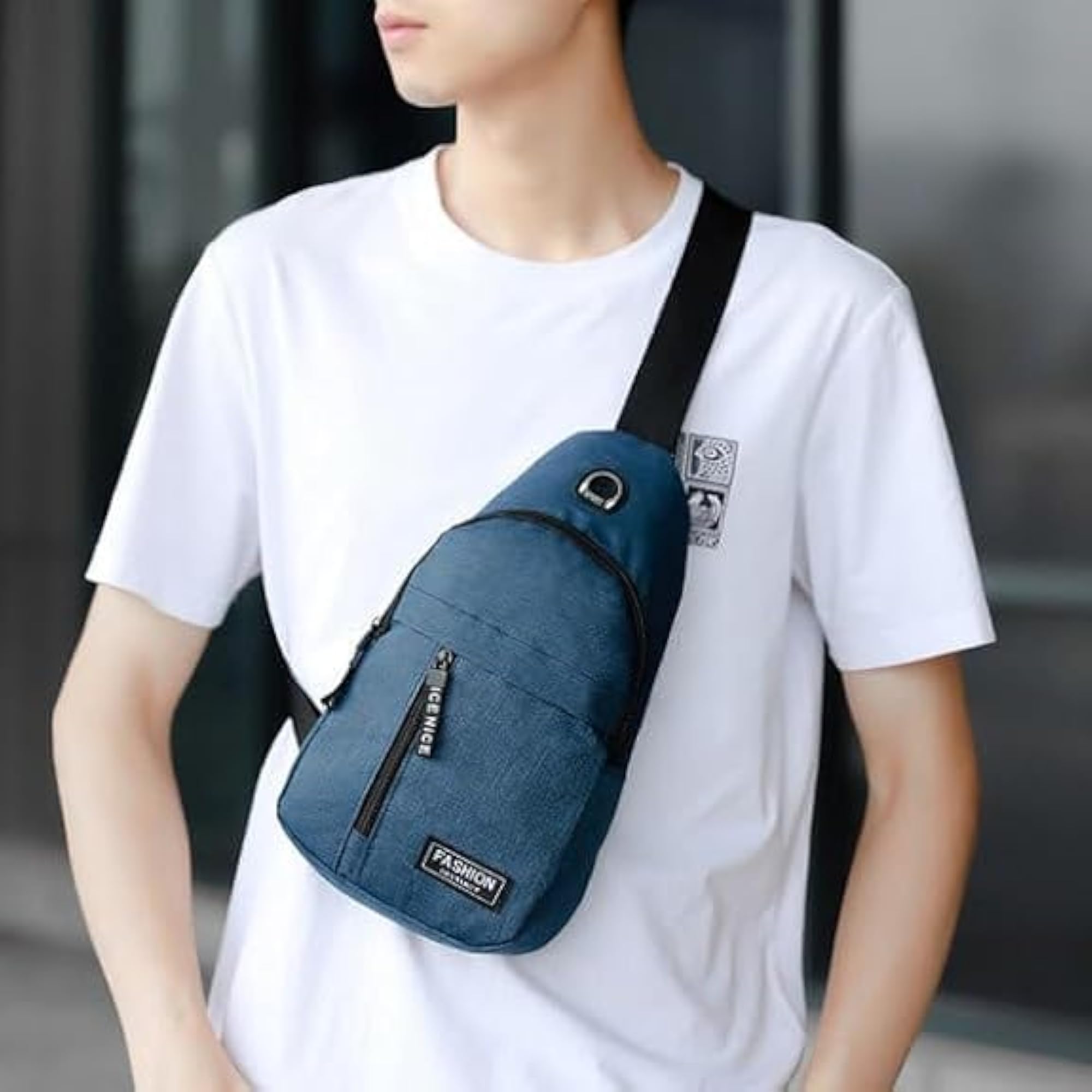 Men's Sling Shoulder Bag Cross Chest Bag Compact